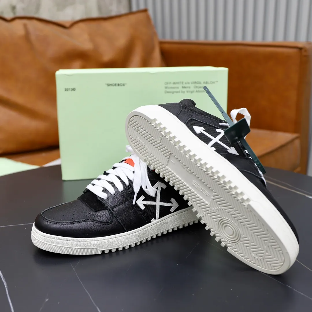 Men's shoes: 462💰💶【off-white】👫 Original one-to-one replica, high-end quality🥳The latest model has not been listed on the official website yet, the top version. Fabric: Imported original leather splicing Lining: Imported breathable mesh Outsole: Original rubber soft, light and wear-resistant Outsole Male 38-44 (customized for 45 and 46)